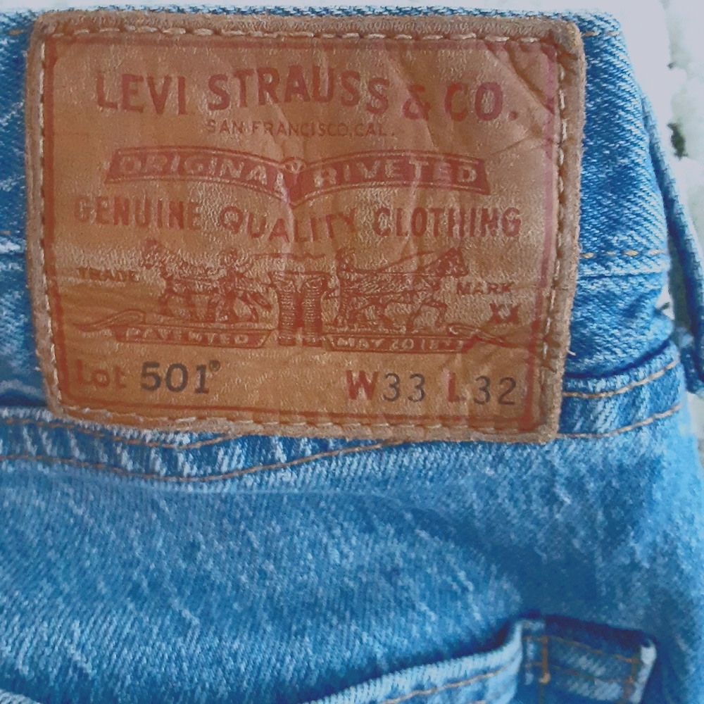 Levi's premium 501 33/32